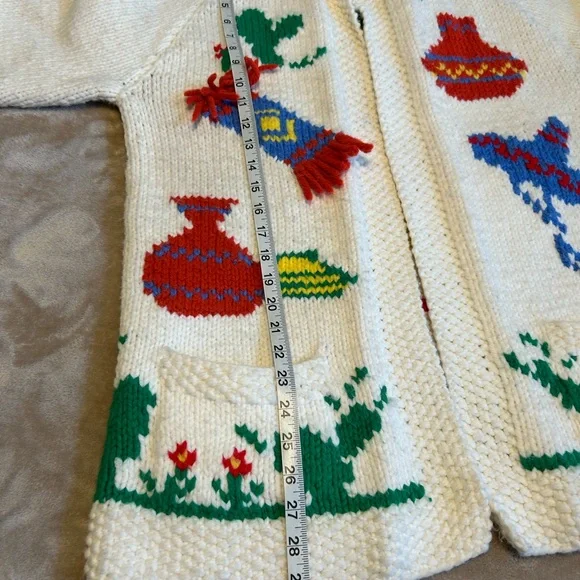 Vintage Ladies Mary Maxim Southwest Knit Sweater - Picture 7 of 7
